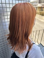 フィール ヘアー(feel hair)&nbsp;コーラルオレンジカラー