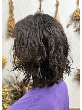 ヘアスタジオ ブリエ(HAIR STUDIO BRILLER) 2023 ミニウルフ×パーマ