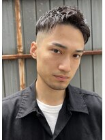 フリーク バーバーショップ 都島店(FREAK BARBER SHOP) 短髪ツーブロックスーツ束感モテる男黒髪N