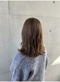 シルキーベージュ ニュアンスカラー 愛されガーリースタイル