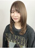 ロングウルフカット/ミディアムウルフ/顔まわりレイヤーカット