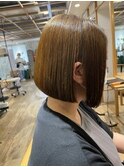 大人マッシュショート丸みショート黒髪ショートベリーショート