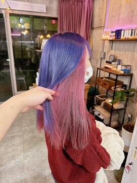 ミラク 町田(MIRAC) インナーカラー/ピンク×パープル