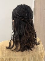 シュピネ(choupinet)&nbsp;ふわハーフアップアレンジ