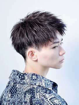 リップス 原宿(LIPPS) 横顔もかっこいいモテツーブロックショート