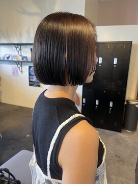 ムード マグ レーベル 南松本(MOOD Mag Label) 大人美人艶カラーベージュ小顔カット透明感レイヤーロング