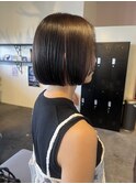 大人美人艶カラーベージュ小顔カット透明感レイヤーロング