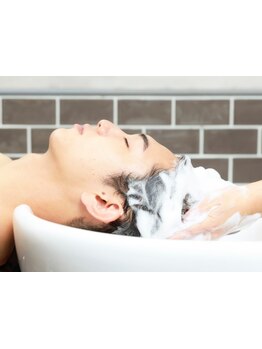 【昼寝スパ＋カット＋カラー＋トリートメント\11500】本格ヘッドスパとカットカラー同時施術で心も髪も整う