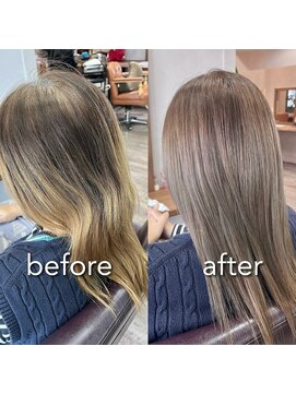 美容室 ラ・クープ 白髪ぼかし