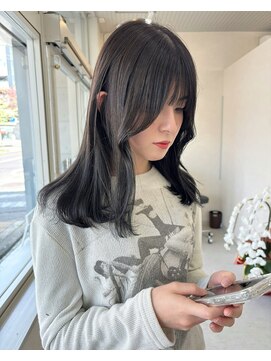 ミル(mir) 透け感グレージュ