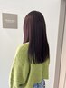 新規【髪質ケアアイロンストレート＋カット＋トリートメント】￥21470→