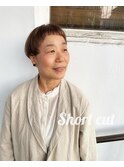 アシメカット/ショートマッシュ/グラデーションボブ
