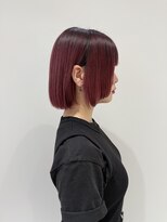 エアー 横浜(AIR)&nbsp;【湯田】カシスカラーレイヤーボブ