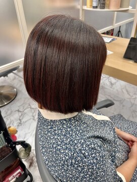 ユアーズヘア 新宿三丁目店(youres hair) ブラウンレッドカラー