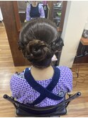 祭りヘアセット