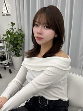 アマトウキョウスマートサロン(AMA TOKYO×Smart Salon) くびれレイヤー/顔まわりカット/レイヤーカット/小顔ヘア