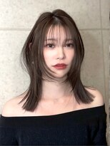 ステイゴールド(STAYGOLD)&nbsp;顔周りカット 透明感カラー 韓国風ヘア ミルクティーベージュ