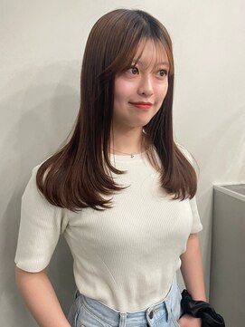 アロ 大阪梅田(alo) 【momoa】ナチュラルレイヤーカット《ブリーチ/大阪梅田》