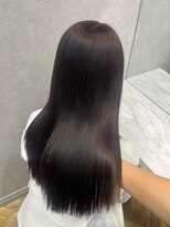 ロンド フィーユ(Lond fille)&nbsp;オリーブグレー髪質改善/黒髪/小顔/くすみベージュ/銀座 ■