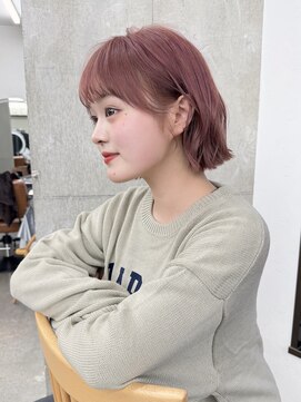 ガーデン 渋谷(GARDEN) 小顔外ハネボブダークアッシュ大人ガーリー似合わせカット