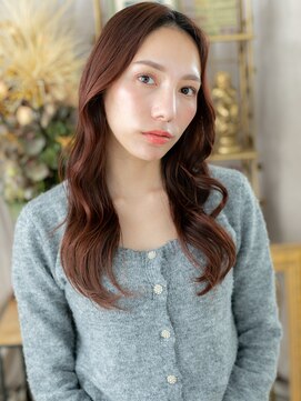 カバーヘア ブリス 大宮西口(COVER HAIR bliss) 大人美人ローズブラウンひし形レイヤーカットh4大宮20代30代40代