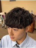 香川シャドウパーマメンズマッシュメンズパーマ高松