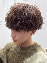 フィフス 大分(fifth)&nbsp;大分波巻きパーマメンズカットマッシュラウンドマッシュ
