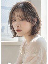 ラベストオイケ(LOVEST OIKE) 【LOVESTOIKE】透け感ニュアンスボブ×ベージュグレージュ