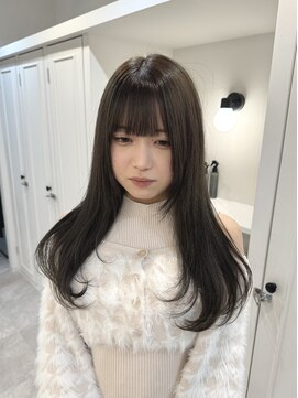 フリーダムガーデン 岡山駅前店(freedom garden) 10代20代30代暗髪透明感ダークグレージュ&ロングレイヤー