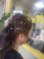 ヘアー トランス ワイズ(Hair trance Y's) ハーフアップ