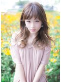 大人可愛いスタイルのお客様の指名が1番多い美容師