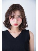 黒髪#ボブルフ#ネビージュ#小顔#ワンレン#髪質改善縮毛矯正#所沢