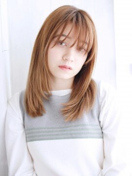 ヘアメイク ナル(hair make nalu) ナチュラルフェミニンな内巻きレイヤースタイル