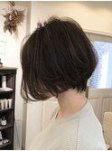 大人のショートボブ