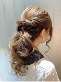 オシャレ可愛いポニーテールstyle*