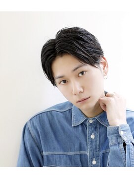 イグレックビス(igrek bis) IGREKBISツーブロック×無造作×ネープレス×マッシュショート