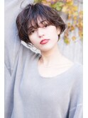 AUSTIN☆外ハネボブアッシュブラウンネオウルフツイストパーマ