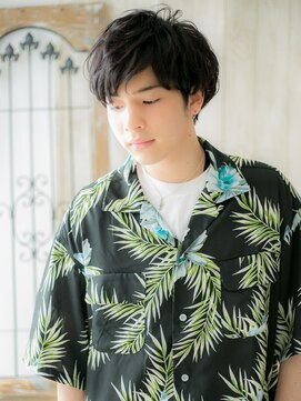 モッズヘア メン 南越谷南口店(mod's hair men) 自然体重視!ランダムパーマの黒髪マッシュJ