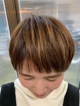 ロディーナコク 大口 新子安(rodina.coc) ショートマッシュ×フレンチカジュアル/ボーイッシュ女子/ラフ