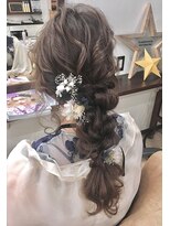 アゴーグ(agog)&nbsp;お呼ばれヘア×編みおろし　miyuki