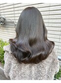 オリーブグレージュ　20代/30代/ブリーチなし