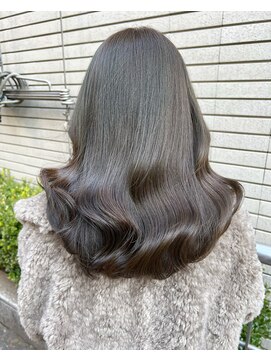 アソビセカンド 原宿(ASOBI 2nd) オリーブグレージュ 20代/30代/ブリーチなし