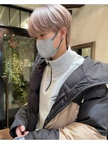 ベル 新宿(Belle)&nbsp;【お客様ヘア】シースルーマッシュ&ホワイトベージュ