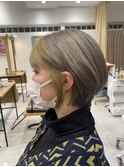 フェイスフレーミング/シルバー&イエロー