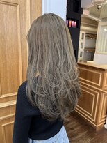 メイクス 表参道(MAKE'S omotesando)&nbsp;レイヤーカット/ブリーチなしカラー/オリーブベージュ