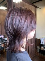 ヘアーエヌプラス (HAIR N+) N+質感カットで柔らかなマッシュウルフ・イメチェン