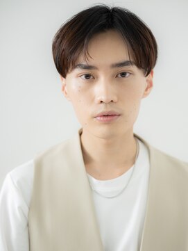 モッズヘアメン 札幌月寒店(mod's hair men) センターパート×マットブラウンのイケメンマッシュe札幌月寒