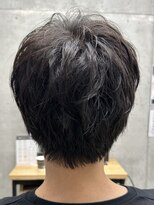 フイ 代々木(Hui)&nbsp;メンズ/アップバング/ツーブロックマッシュ/束感ショート波巻き