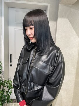 ゼスト クレス(ZEST Cres) 【cres小山】顔まわりlayer × ash black