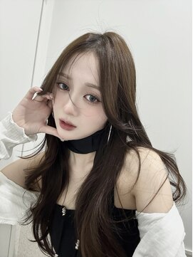 レア 銀座(Le'a) 顔周りカット 韓国アイドルバング グレージュ【Chisa】